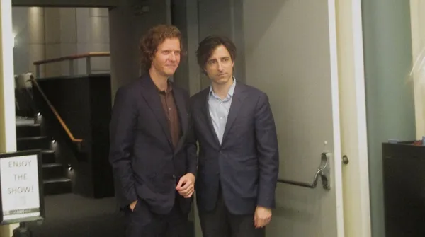 De Palma directors Jake Paltrow and Noah Baumbach enjoy the show!